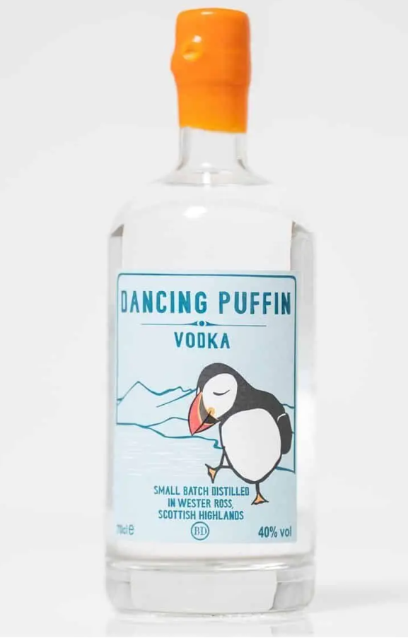 Badachro - Vodka Original - Dancing Puffin