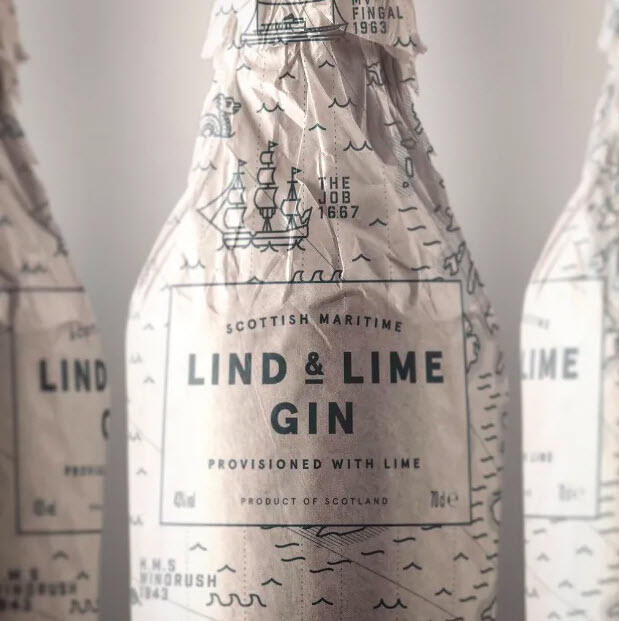 Port of Leith - Gin Lind and Lime - Vieilli 3 ans - BRUT DE FÛT