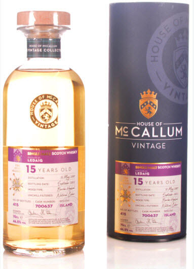 House of McCallum - Vintages - Ledaig 15 ans Single Cask