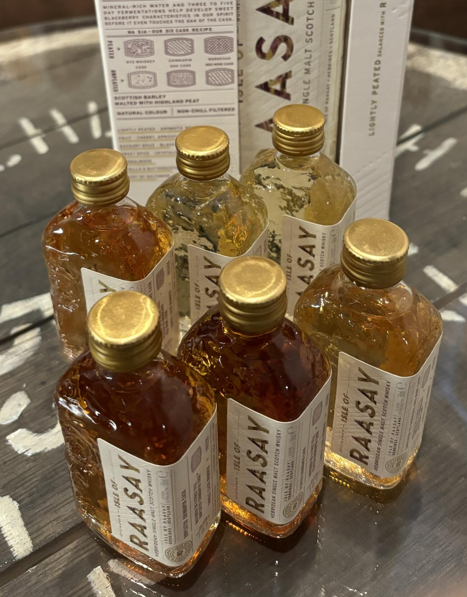 Raasay - FORMATION/DÉGUSTATION des 6 composantes du whisky