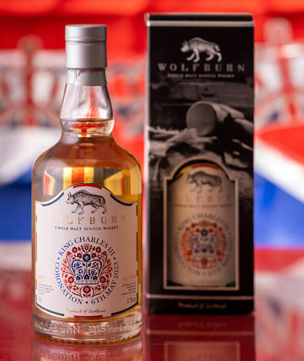 Wolfburn - La bouteille pour célébrer le couronnement du Roi Charles III