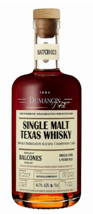 Dumangin - Batch 023 - Single Malt du Texas - Distillery Balcones