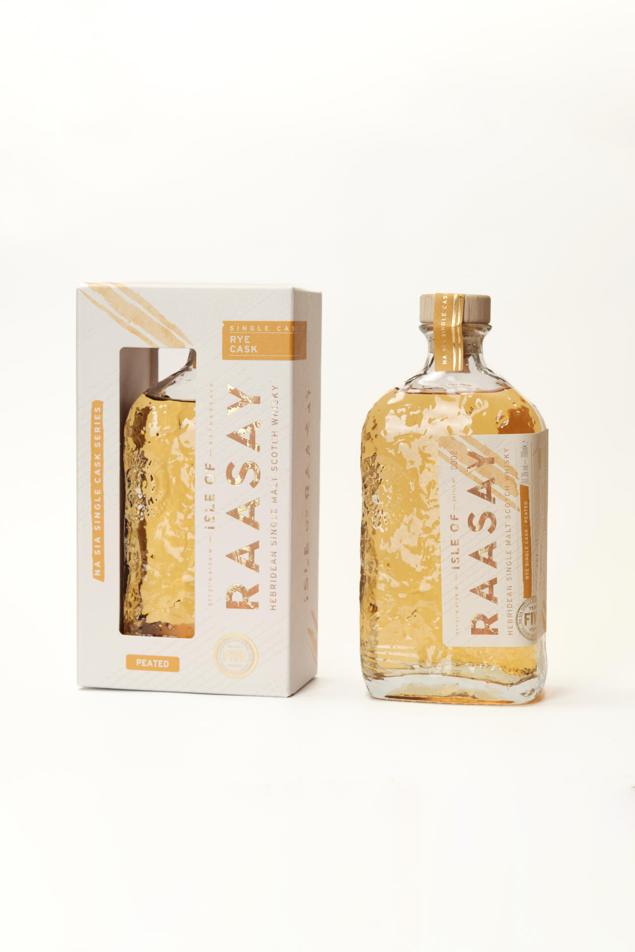 Isle of Raasay whisky - NA SIA 5 years - PEATED Ex American Rye cask - 2024 - 1st Release