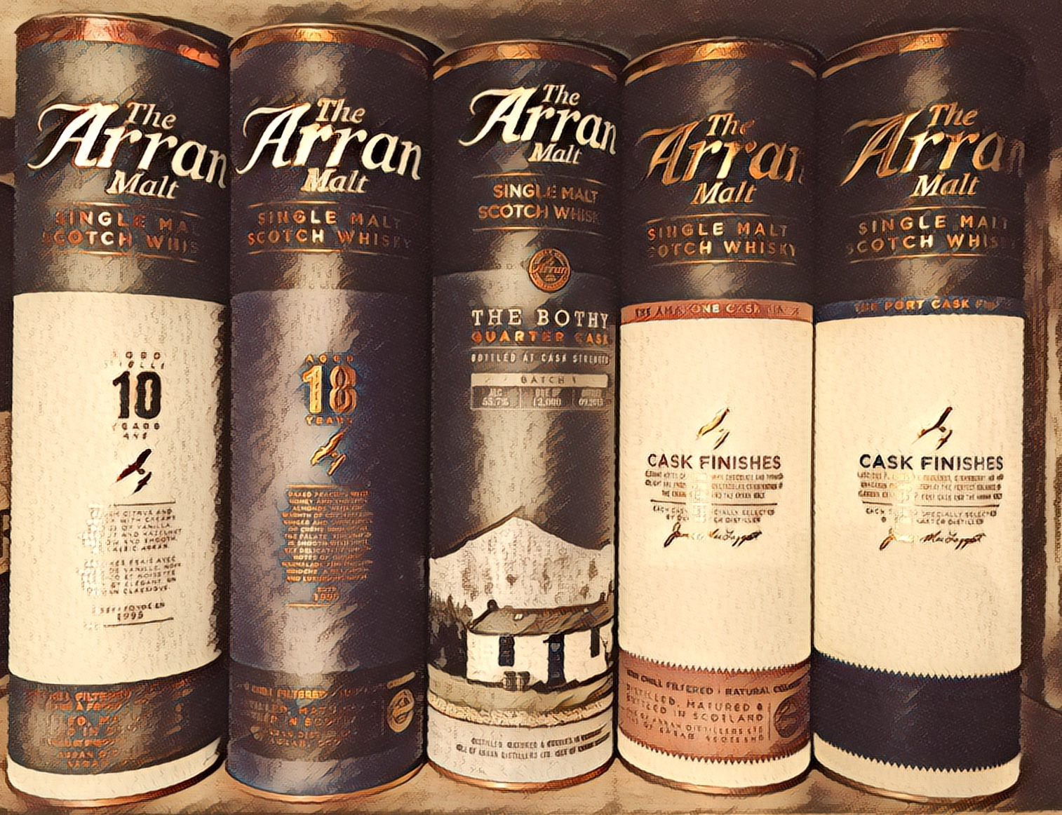 Arran est une jeunes distilleries d’Écosse.