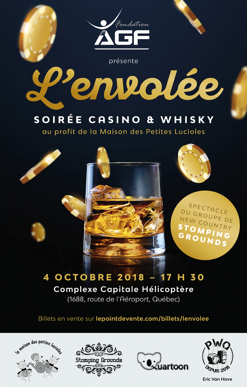 Soirée bénéfice “casino-whisky” pour La Maison des Petites Lucioles – 4 octobre