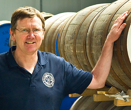 2018-12-05 - photo - Anthony Wills in the kilchoman warehouse