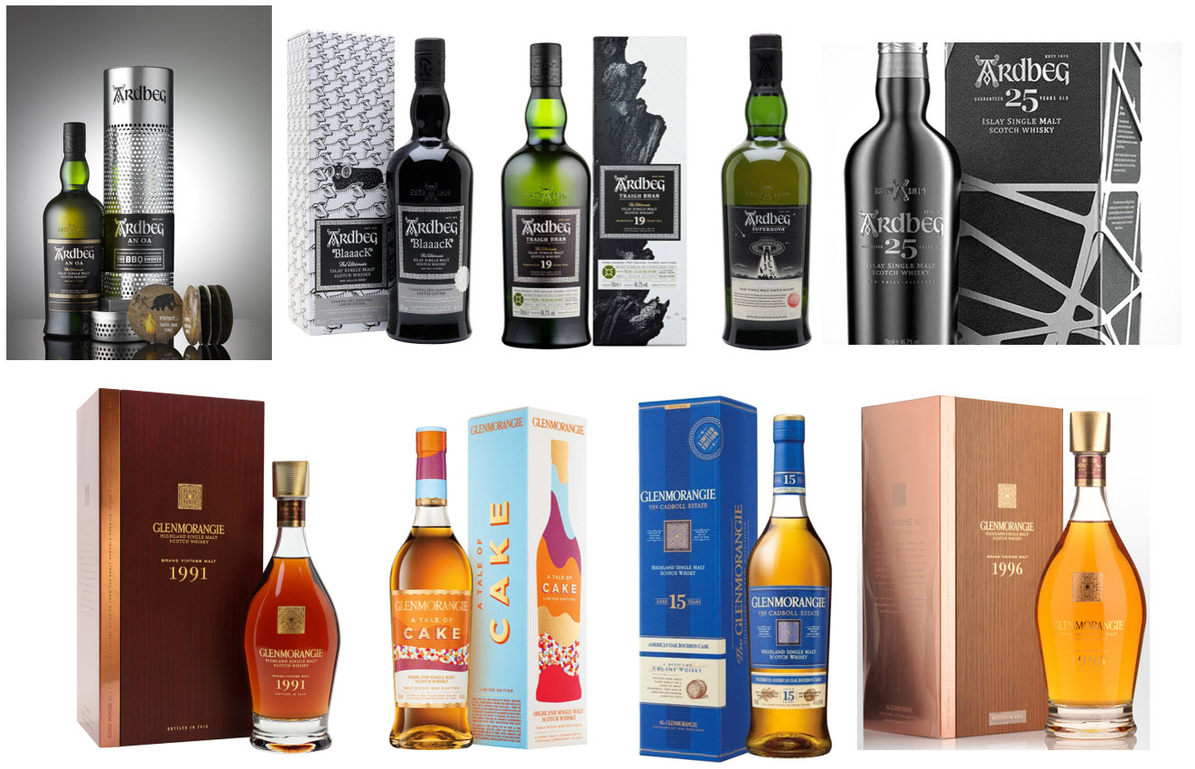 C O M P L E T — ARDBEG et GLENMORANGIE – 9 groupes de commande – les produits que vous attendiez !