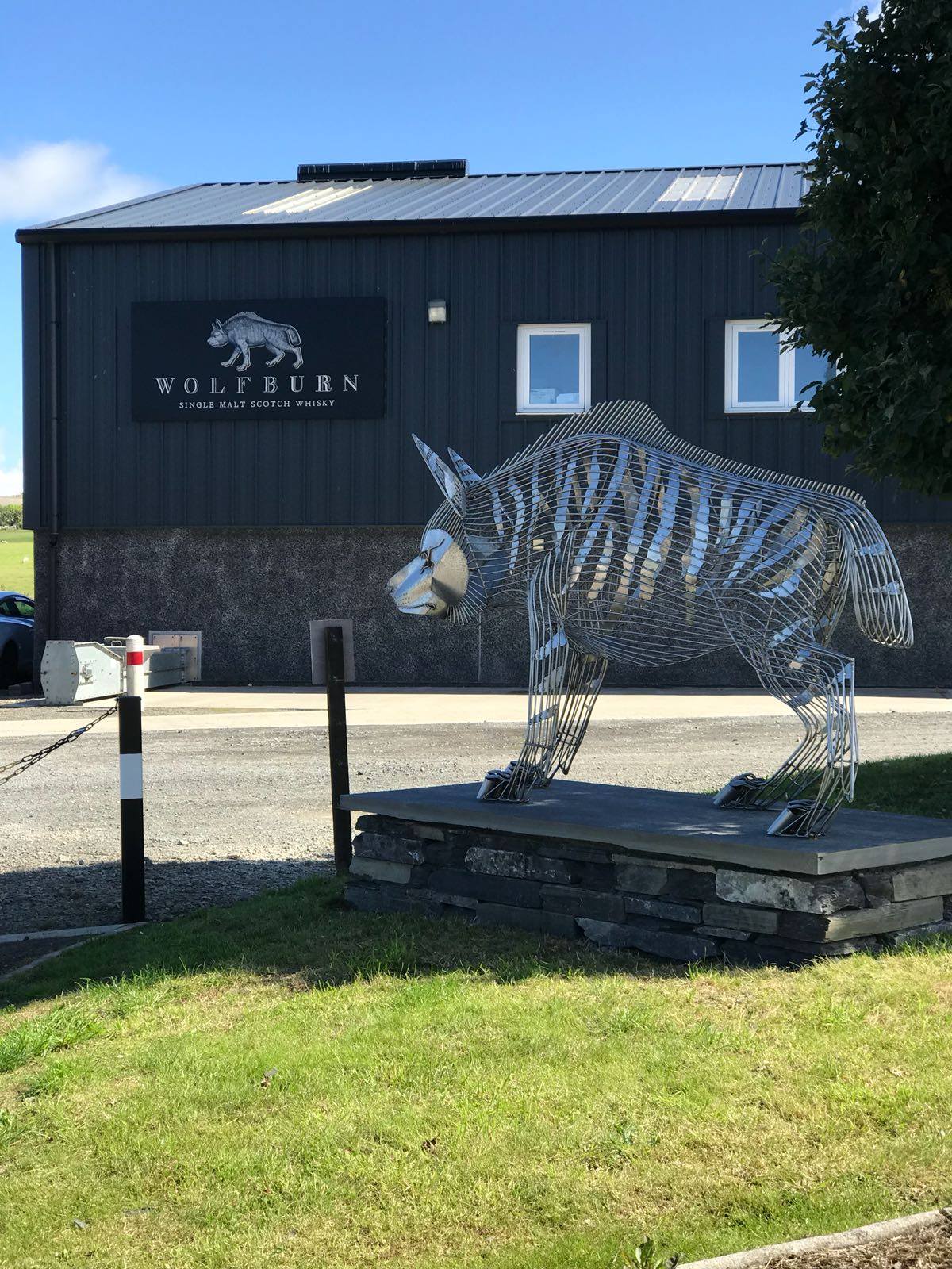 wolfburn logo building